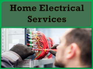 Home Electrical Services