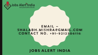 Jobs Alert In Jammu And Kashmir