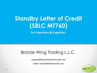 Standby Letter of Credit – How to Apply