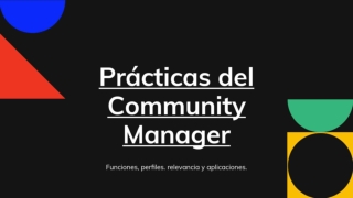 Prácticas del Community Manager