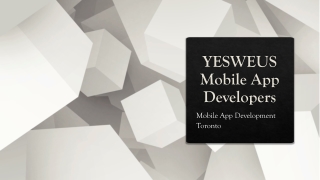 Mobile App Development Toronto | Mobile App Developers  - Yesweus