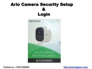 Arlo netgear Camera