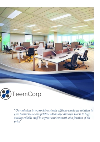 Teemcorp Offshore Staffing Services Philippines & BOH Staffing Agency