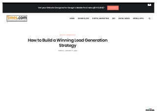 How to Build a Winning Lead Generation Strategy