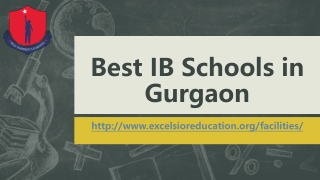 Best IB Schools in Gurgaon