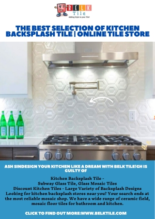 Shop Tiles for Kitchen Backsplashes, Bathrooms and Showers - BELK Tile