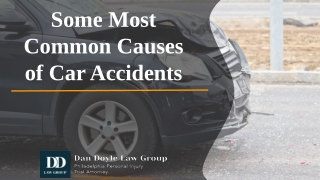 Some Most Common Causes of Car Accidents