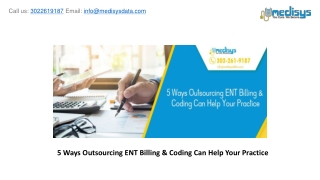 5 Ways Outsourcing ENT Billing & Coding Can Help Your Practice