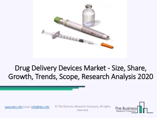 Drug Delivery Devices Market Is Boosted By Rise In Adoption Of Key Players 2020