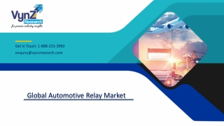 Global Automotive Relay Market – Analysis and Forecast (2019-2025)