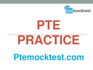PTE Practice