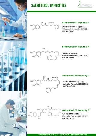 Salmeterol Impurities | Impurities Standard | Hemarsh Technologies