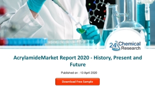 Acrylamide Market Report 2020   History, Present and Future