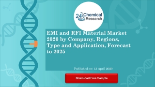 EMI and RFI Material Market 2020 by Company, Regions, Type and Application, Forecast to 2025