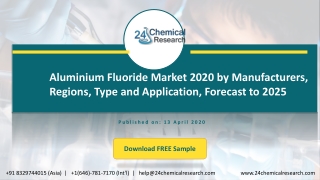 Aluminium Fluoride Market 2020 by Manufacturers, Regions, Type and Application, Forecast to 2025