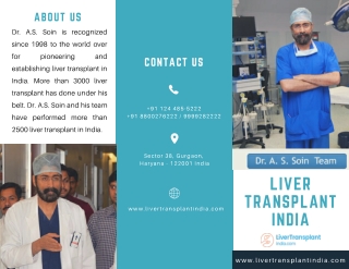 Look And Compare The Best Liver Transplant Cost In India