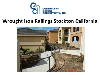 Wrought Iron Railings Stockton California