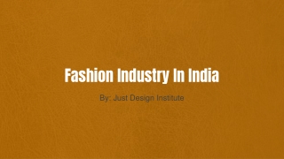 Online fashion designing degree course