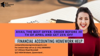 Financial Accounting Assignment Help