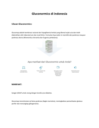 Gluconormics harga
