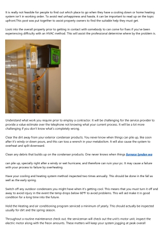 Discover What You Ought To Know Now About Acquiring The Greatest Heating and air conditioning Gear