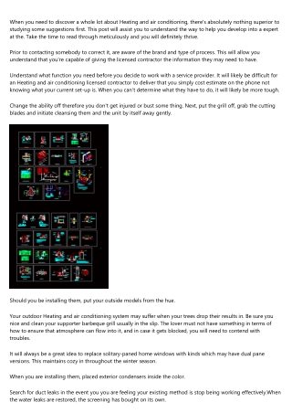 Take A Look At These Wonder Advice On Hvac From The Report Below