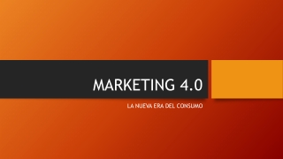 El Marketing 4.0