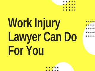 Work Injury Lawyers Minnesota