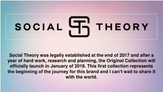 Social Theory Merchandise