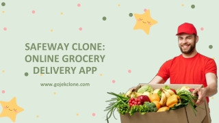 Safeway Clone: Online Grocery Delivery App