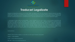 Traduceri Legalizate