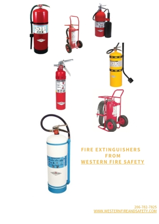 Fire Extinguishers | Western Fire and Safety -Seattle, WA