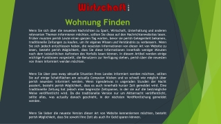 Wohnung Finden