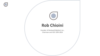 Rob Chioini - Provides Consultation in Financial Management