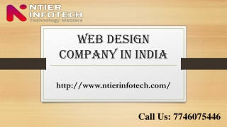 Best Web design Company India - Ntier Infotech