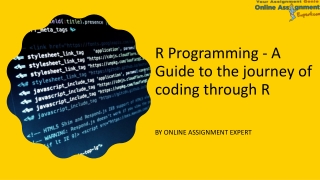 A Guide to the journey of coding through R