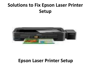 Solutions to Fix Epson Laser Printer Setup