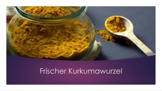 Frischer kurkumawurzel