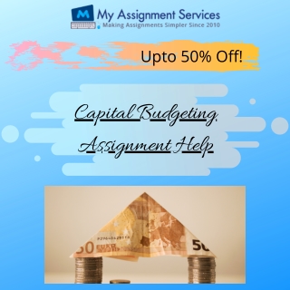 Are you in search of Capital Budgeting Assignment Help?