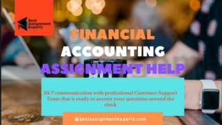 Financial accounting assignment help