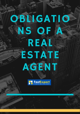 Obligations of a Real Estate Agent