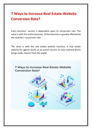 7 Ways to Increase Real Estate Website Conversion Rate