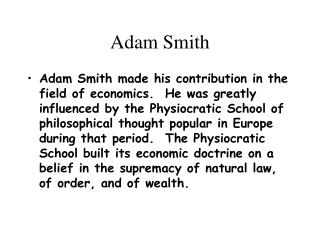 Adam Smith