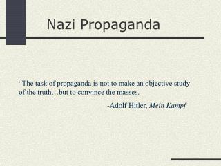 Nazi Propaganda