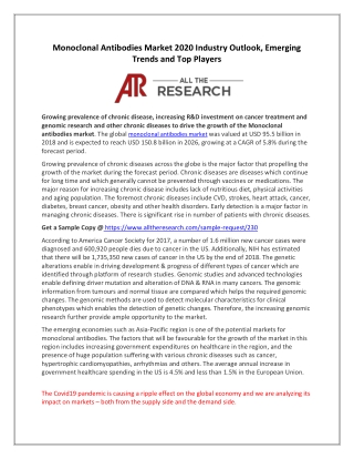 Monoclonal Antibodies Market - Segment Analysis