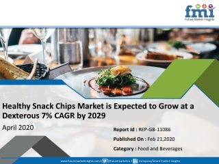 Healthy Snack Chips  Market Forecast Hit by Coronavirus Outbreak, Downside Risks Continue to Escalate