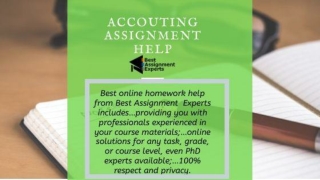 MyAccountingPaper | Accouting Assignment Help