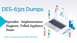 DCS-IE VxRail Appliance Exam DES-6321 Dumps