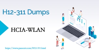 HCIA-WLAN H12-311 Dumps pdf