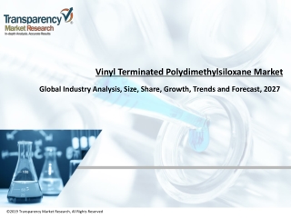Vinyl Terminated Polydimethylsiloxane Market Poised to Expand at a Robust Pace by 2027